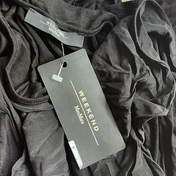 Weekend Max Mara Black Longsleeve Blouse - Picture 3 of 4